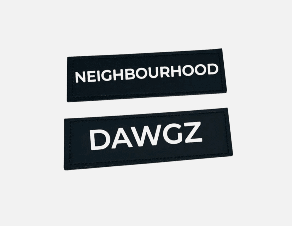 Personalised Velcro Patches for Dogs & Pets – Custom Name & Contact Info - Neighbourhood Dawgz