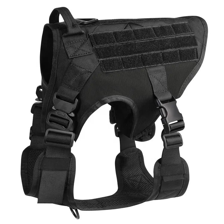 Tactical No - Pull Dog Harness – Heavy - Duty, Adjustable Harness for Large Breeds - Neighbourhood Dawgz